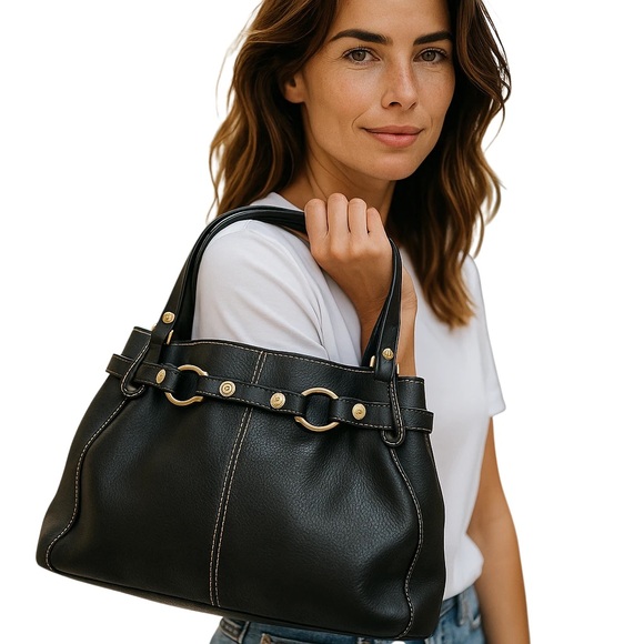 kate spade Handbags - 🖤 Vintage Black Kate Spade Shoulder Bag – Chic & Timeless! 🖤